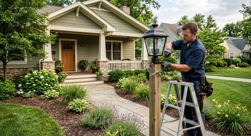 Fence Lighting Installation in Provo, UT